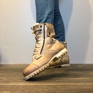 yellow cab soldier boots
